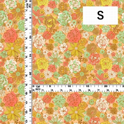 Flamenco Fabric / Modern Flower / JKF-091-OR