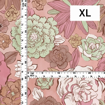 Flamenco Fabric / Modern Flower / JKF-091-PIBE