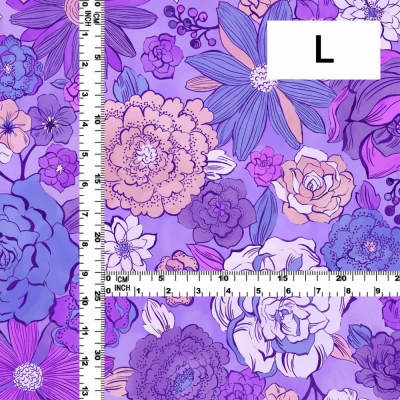Flamenco Fabric / Modern Flower / JKF-091-PU