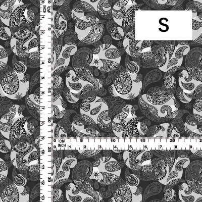 Flamenco Fabric / Paisley&Dots / JKF-093-BK