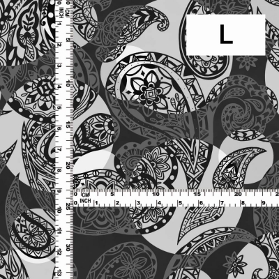 Flamenco Fabric / Paisley&Dots / JKF-093-BK