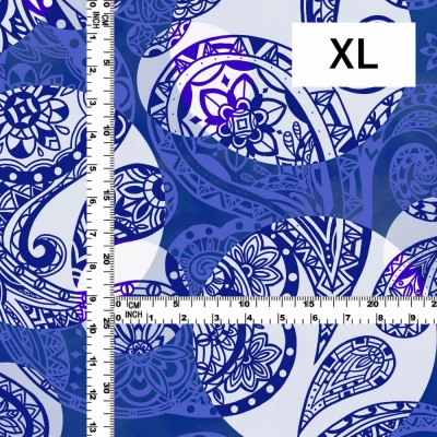 Flamenco Fabric / Paisley&Dots / JKF-093-BL