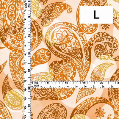 Flamenco Fabric / Paisley&Dots / JKF-093-OR
