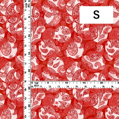 Flamenco Fabric / Paisley&Dots / JKF-093-RD