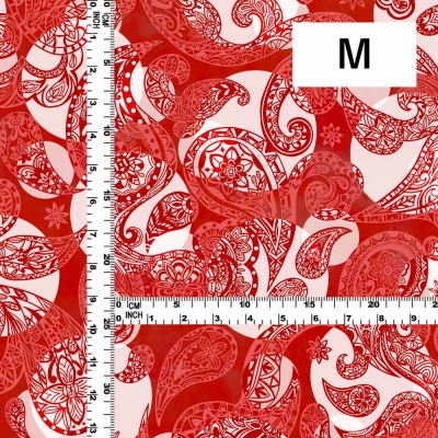 Flamenco Fabric / Paisley&Dots / JKF-093-RD