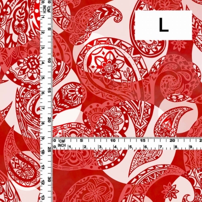 Flamenco Fabric / Paisley&Dots / JKF-093-RD