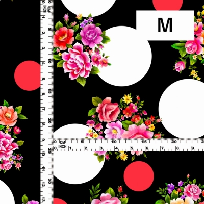 Flamenco Fabric / Bouquet&Dots / JKF-095-BK
