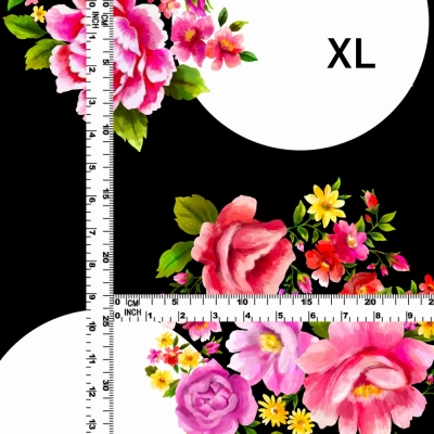 Flamenco Fabric / Bouquet&Dots / JKF-095-BK