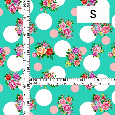 Flamenco Fabric / Bouquet&Dots / JKF-095-TBL
