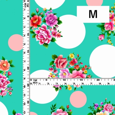 Flamenco Fabric / Bouquet&Dots / JKF-095-TBL