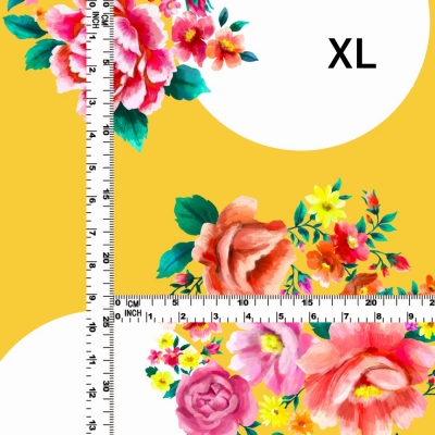Flamenco Fabric / Bouquet&Dots / JKF-095-YE