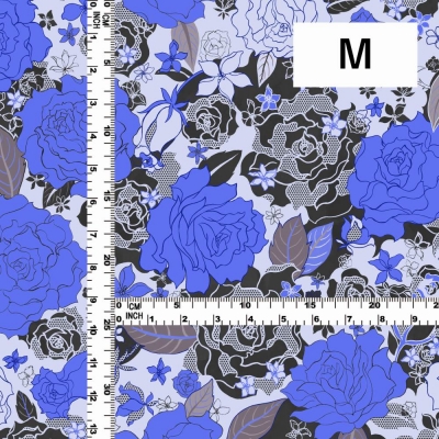 Flamenco Fabric / Rose Lace / JKF-097-BL