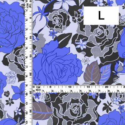 Flamenco Fabric / Rose Lace / JKF-097-BL