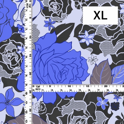 Flamenco Fabric / Rose Lace / JKF-097-BL