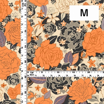 Flamenco Fabric / Rose Lace / JKF-097-OR