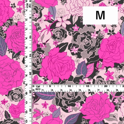 Flamenco Fabric / Rose Lace / JKF-097-PI