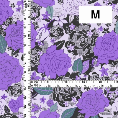 Flamenco Fabric / Rose Lace / JKF-097-PU