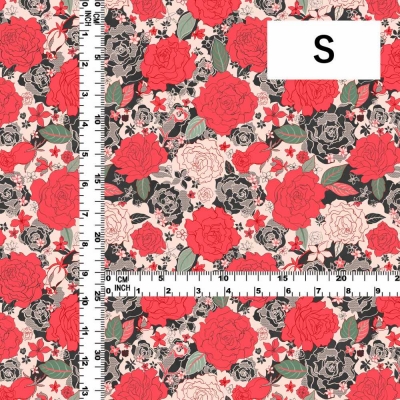 Flamenco Fabric / Rose Lace / JKF-097-RD