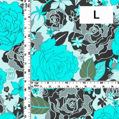 Flamenco Fabric / Rose Lace / JKF-097-TBL
