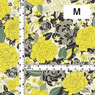 Flamenco Fabric / Rose Lace / JKF-097-YE