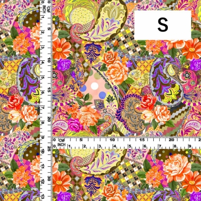 Flamenco Fabric / Patchwork Style / JKF-101-BRYE