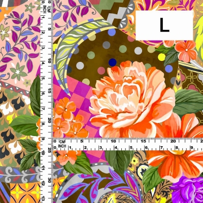 Flamenco Fabric / Patchwork Style / JKF-101-BRYE