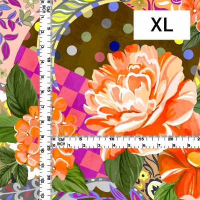 Flamenco Fabric / Patchwork Style / JKF-101-BRYE