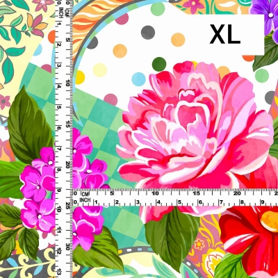 Flamenco Fabric / Patchwork Style / JKF-101-CRBL