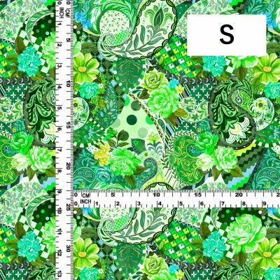Flamenco Fabric / Patchwork Style / JKF-101-GR