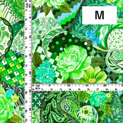 Flamenco Fabric / Patchwork Style / JKF-101-GR