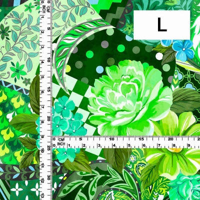 Flamenco Fabric / Patchwork Style / JKF-101-GR