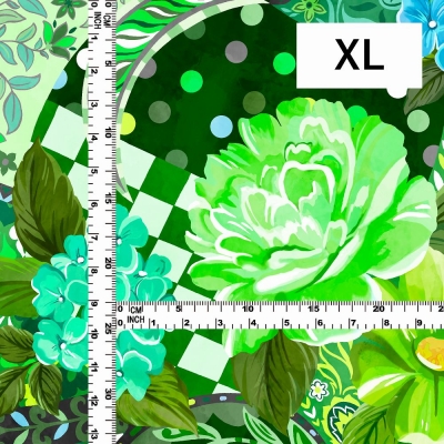 Flamenco Fabric / Patchwork Style / JKF-101-GR