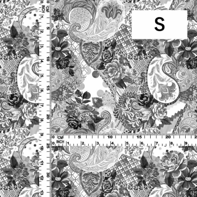 Flamenco Fabric / Patchwork Style / JKF-101-GY