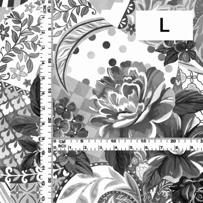 Flamenco Fabric / Patchwork Style / JKF-101-GY