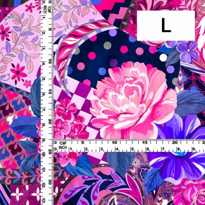 Flamenco Fabric / Patchwork Style / JKF-101-NVPI