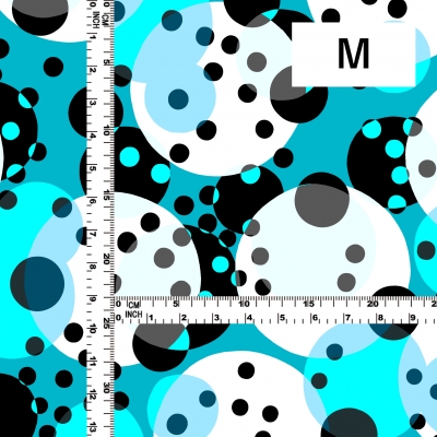 Flamenco Fabric / Dots / JKF-103-BLWH