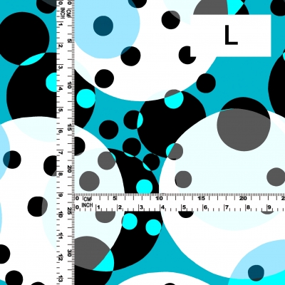 Flamenco Fabric / Dots / JKF-103-BLWH