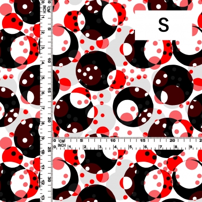 Flamenco Fabric / Dots / JKF-103-WHBK