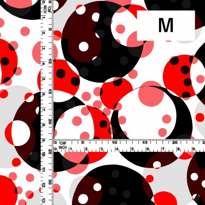 Flamenco Fabric / Dots / JKF-103-WHBK