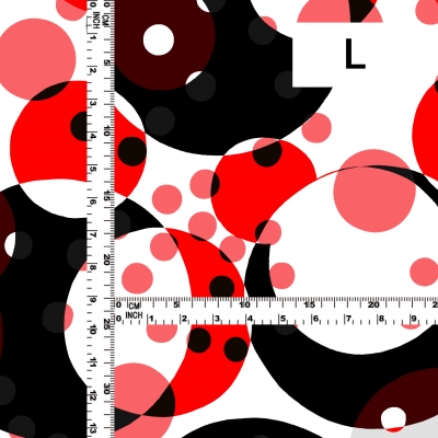 Flamenco Fabric / Dots / JKF-103-WHBK