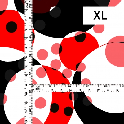Flamenco Fabric / Dots / JKF-103-WHBK