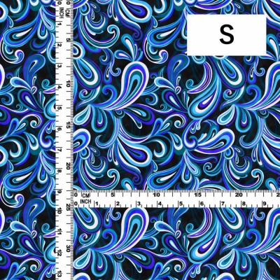 Flamenco Fabric / Paisley / JKF-105-BKBL
