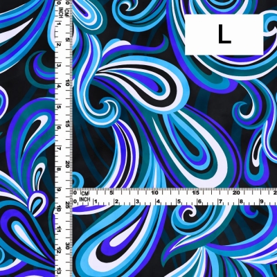 Flamenco Fabric / Paisley / JKF-105-BKBL