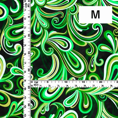 Flamenco Fabric / Paisley / JKF-105-BKGR