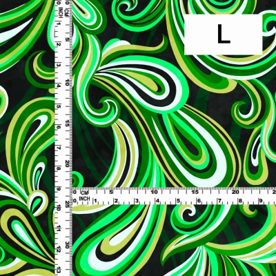 Flamenco Fabric / Paisley / JKF-105-BKGR