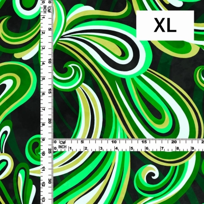 Flamenco Fabric / Paisley / JKF-105-BKGR