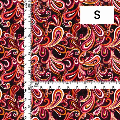 Flamenco Fabric / Paisley / JKF-105-BKPI