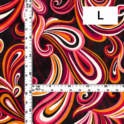 Flamenco Fabric / Paisley / JKF-105-BKPI