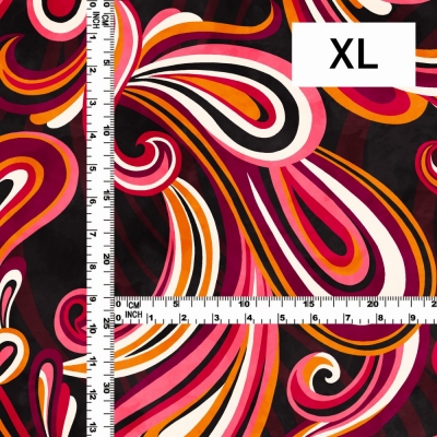 Flamenco Fabric / Paisley / JKF-105-BKPI