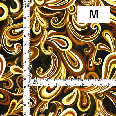 Flamenco Fabric / Paisley / JKF-105-BKYE
